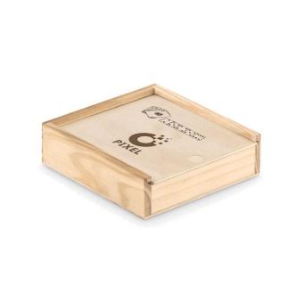 LAS VEGAS Spielkarten-Würfel-Set Holz
