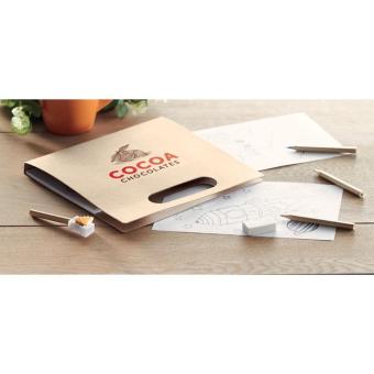 FOLDER2 GO Colouring set with 6 pencils Fawn