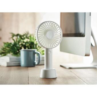 DINI USB desk fan with stand  White