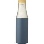 Hulan 540 ml Kupfer-Vakuum Isolierflasche mit Bambusdeckel Himmelblau