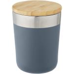 Lagan 330 ml Kupfer-Vakuum Isolierbecher mit Bambusdeckel Himmelblau