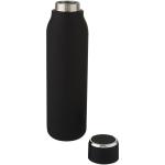 Marka 600 ml Kupfer-Vakuum Isolierflasche mit Metallschlaufe Schwarz