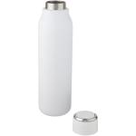 Marka 600 ml Kupfer-Vakuum Isolierflasche mit Metallschlaufe Weiß