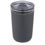 Bello 420 ml glass tumbler with recycled plastic outer wall Convoy grey