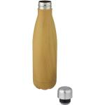 Cove 500 ml vacuum insulated stainless steel bottle with wood print Nature