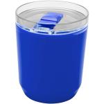 Hudson 180 ml doppelwandiger Becher aus recyceltem Kunststoff Blau