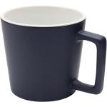 Cali 370 ml ceramic mug with matt finish Navy
