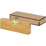 Flush bamboo spirit level with bottle opener Nature