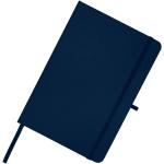 Teak A5 Hardcover Notizbuch, liniert, aus recyceltem Material Navy