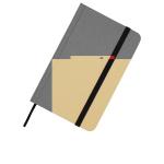 Reed A6 Hardcover Notizbuch, blanko, aus recyceltem Material Schwarz