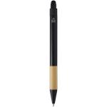 Minka RCS recycled aluminium ballpoint pen, keychain and RFID card holder gift set, nature Nature,black