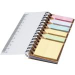 Spinner spiral notebook with coloured sticky notes Nature