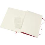 Moleskine Classic XL soft cover notebook - ruled Coral red