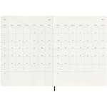 Moleskine soft cover 12 month weekly XL planner Black