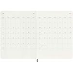 Moleskine 12M Softcover Wochenkalender XL Schwarz