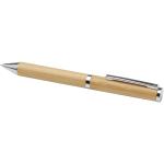 Apolys bamboo ballpoint and rollerball pen gift set  (black ink) Nature