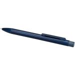 Beatriz recycled brass ballpoint pen (black ink) Aztec blue