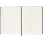 Moleskine Hardcover 12 Monate Wochenkalender XL Schwarz