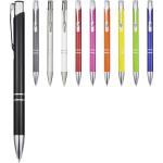 Moneta recycled aluminium ballpoint pen (blue ink) Yellow