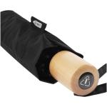 Birgit 21'' foldable windproof recycled PET umbrella Black