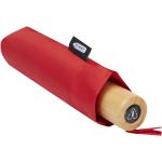 Birgit 21'' foldable windproof recycled PET umbrella Red