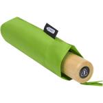 Birgit 21'' foldable windproof recycled PET umbrella Lime green
