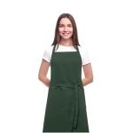 Orissa 200 g/m² GOTS organic cotton apron Forest green