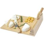 Mancheg bamboo magnetic cheese board and tools Nature