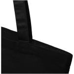 Carolina 100 g/m² cotton tote bag 7L Black