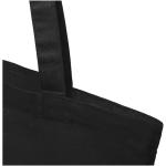 Madras 140 g/m² cotton tote bag 7L Black