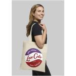 Madras 140 g/m² cotton tote bag 7L Nature