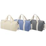 Pheebs 450 g/m² recycled cotton and polyester duffel bag 24L Heather navy