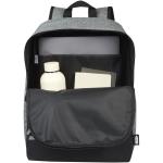 Reclaim 15" GRS recycled two-tone laptop backpack 14L Black/gray