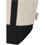 Sam 320 g/m² GRS recycled cotton tote bag, nature Nature,black