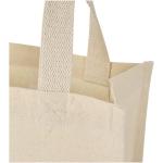 Odessa 220 g/m² GRS recycled cotton mini gusset tote bag 9L Nature