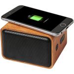 Wooden 3W speaker with wireless charging pad Timber