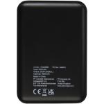 Gleam 5000 mAh ultra slim light-up power bank Black