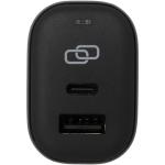 ADAPT 25W recycled plastic PD travel charger Black