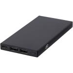 Connect 5000 mAh Powerbank aus recyceltem RCS Aluminium Schwarz