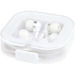 Baekdu kabelgebundenes Headset Typ-C mit Aufbewahrungsbox aus recyceltem Kunststoff Weiß