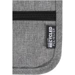 Ross GRS recycled smart travel pouch Heathergrey