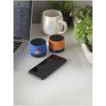 Duck Zylinder Bluetooth® Lautsprecher mit gummierter Oberfläche Grau