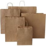 Kraft 80 g/m2 paper bag with twisted handles - small Nature