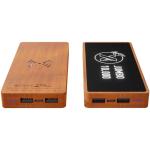 SCX.design P46 10.000 mAh wireless Powerbank aus Holz Braun