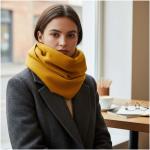 Citizen Green Hibernal winter scarf 27 x 200 cm Dark grey