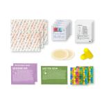 mykit, first aid, kit, travel, travelling Blau