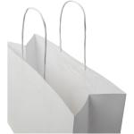 Kraft 120 g/m2 paper bag with twisted handles - large White