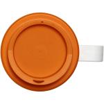 Americano® Grande 350 ml insulated mug White/orange