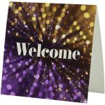 Herald square greeting card Ivory