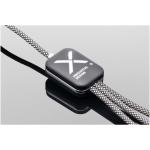 SCX.design C33 60W Typ C Ladekabel mit doppeltem Leuchtlogo Rauch grau